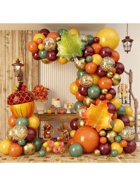 Fall Balloon Garland Arch Kit, Terracotta